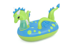 BESTWAY 1.34M X 1.42M FANTASY DRAGON RIDE ON (1 ride-on, repair patch) Age 3+