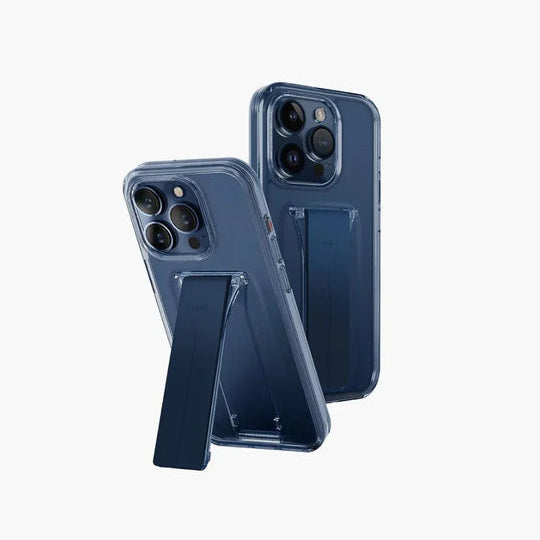 UNIQ HYBRID IPHONE 15 PRO  HELDRO MOUNT WITH STAND - ULTRAMARINE (DEEP BLUE)