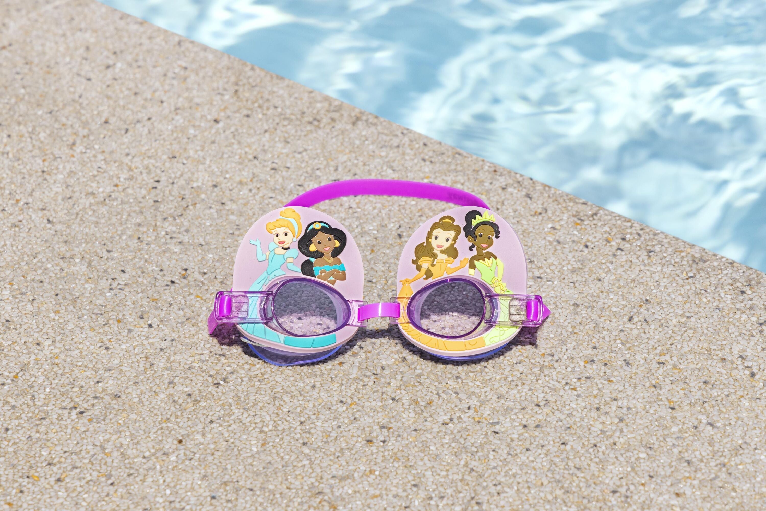 Bestway Deluxe Goggles Disney Princess (one pair of goggles, 1 assorted character designs) Age 3+