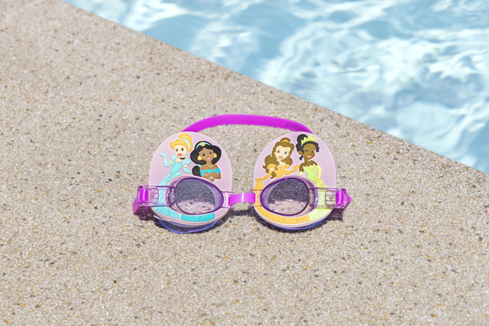 Bestway Deluxe Goggles Disney Princess (one pair of goggles, 1 assorted character designs) Age 3+