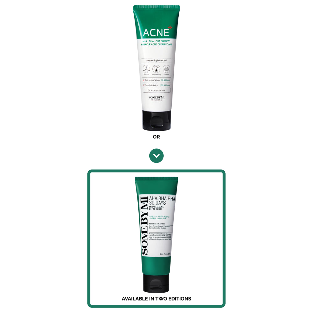SOME BY MI AHA-BHA-PHA 30 DAYS MIRACLE ACNE CLEAR FOAM – 100 ml