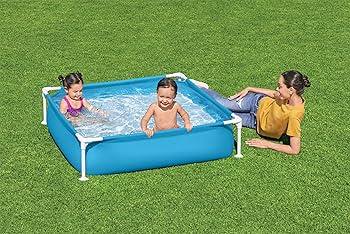 Bestway My First Kids Frame Pool 1.22m x 1.22m x 30.5cm Includes Pool - Age 2+
