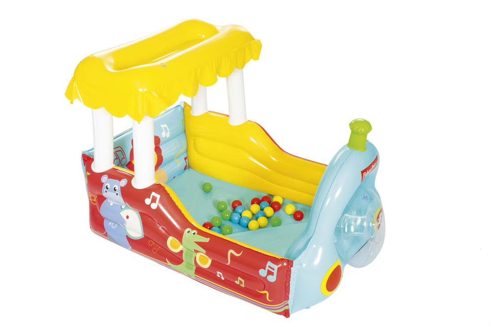 Bestway 1.32m x 94cm x 89cm Train Ball Pit (1 ball pit, 25 play balls, repair patch) Age 2+