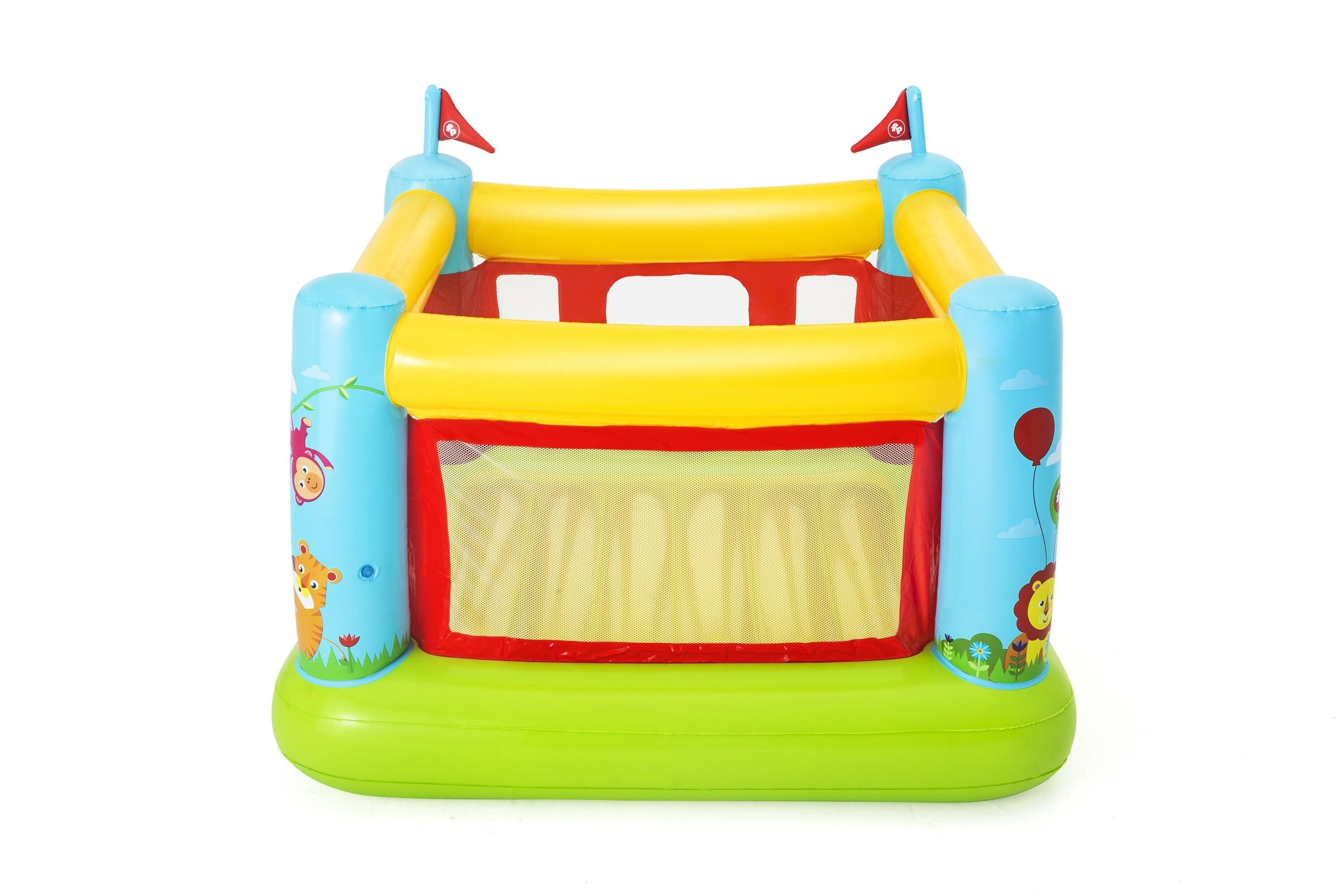 Bestway 1.75M X 1.73M X 1.35M Bouncetastic Bouncer (1 Bouncer,repair patch,4 foot pins) Age 3+