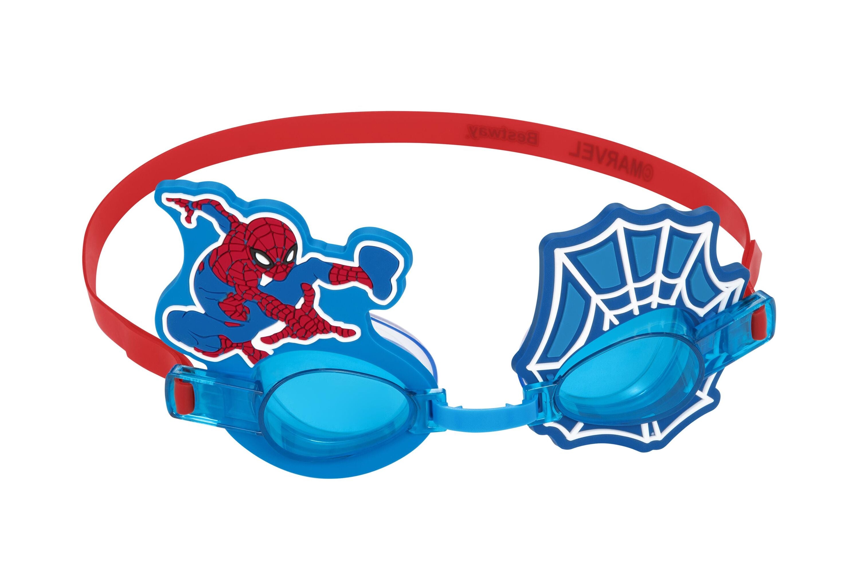 Bestway Deluxe Goggles Spiderman (one pair of goggles, 1 assorted character designs) Age 3+