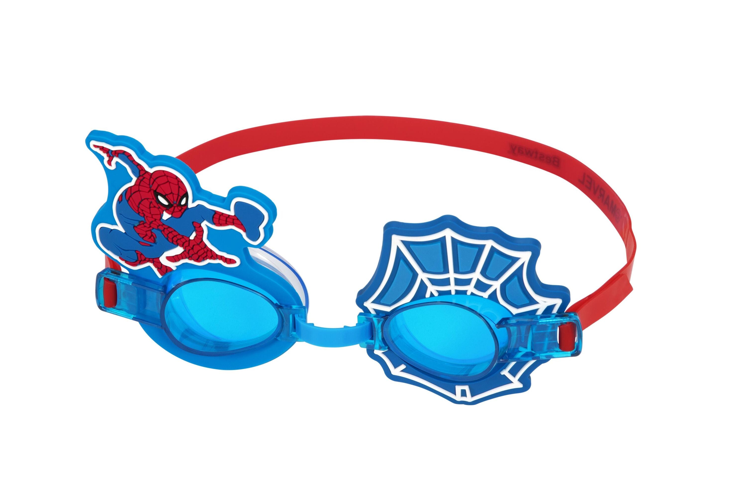 Bestway Deluxe Goggles Spiderman (one pair of goggles, 1 assorted character designs) Age 3+
