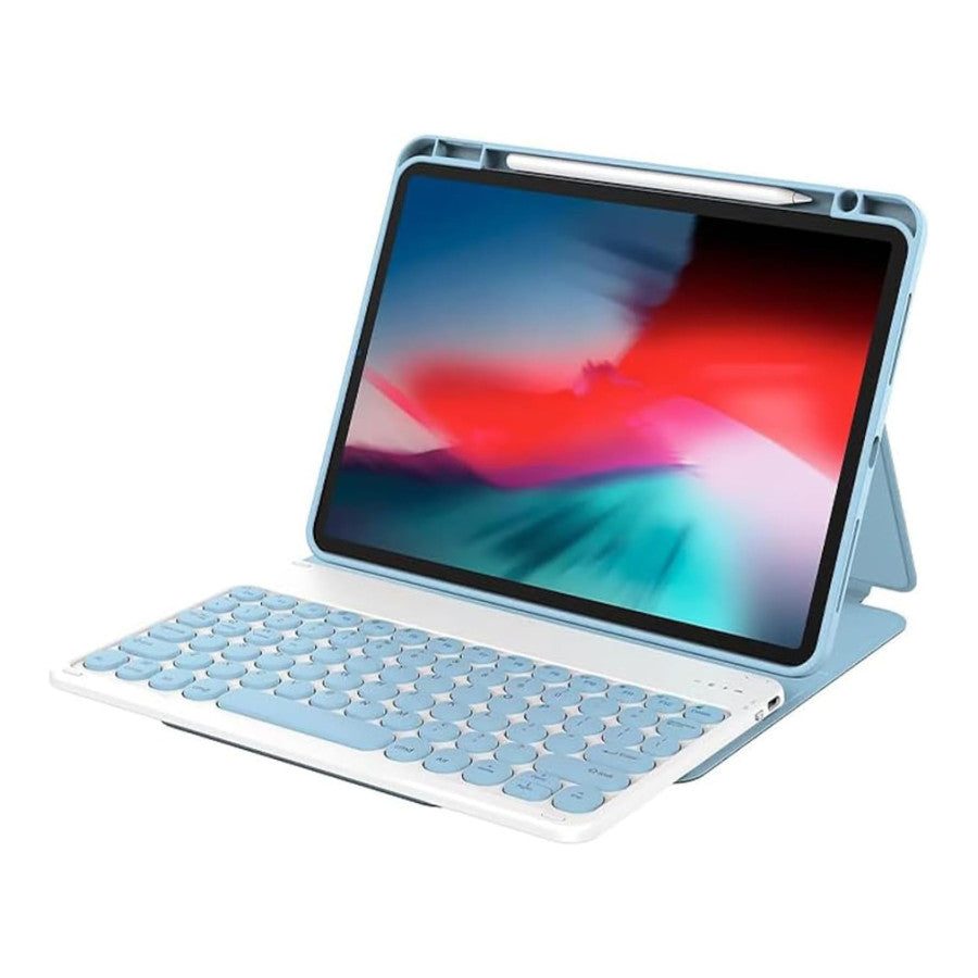 WIWU Protective Keyboard Case 10.2&10.5'' (Arabic+English) Blue