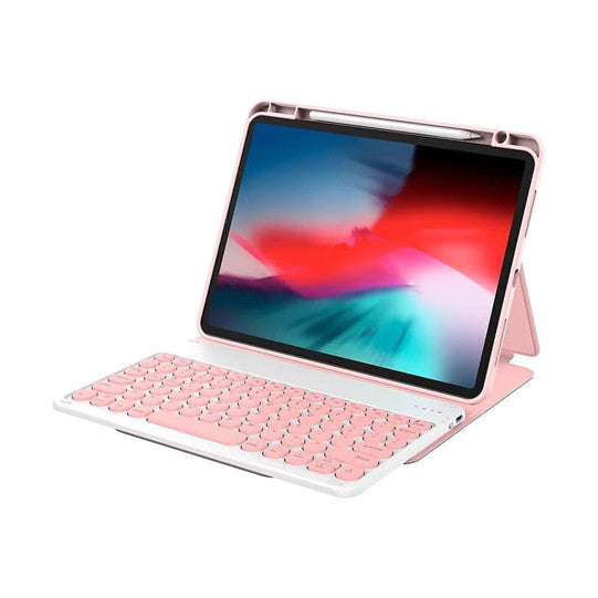 WIWU Protective Keyboard Case 10.2&10.5'' (Arabic+English) Pink
