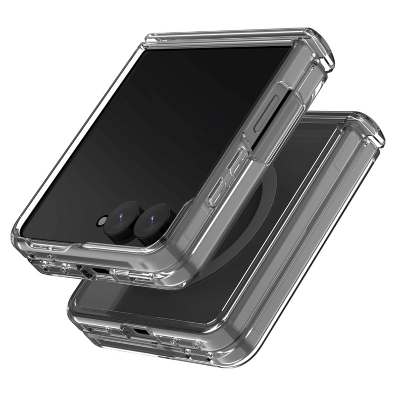Araree Duple 360 Magsafe Cover For Z Flip 8-Clear Black