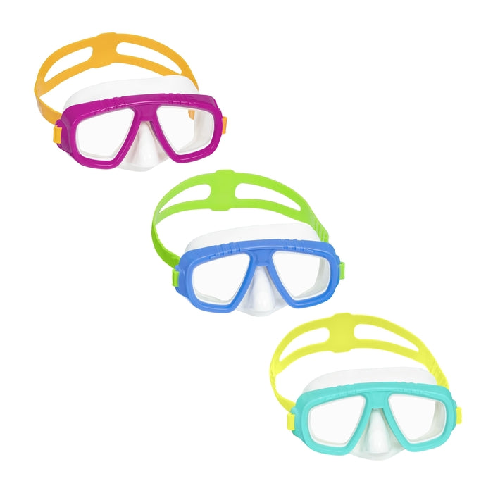 BESTWAY  AQUA CHAMP ESSENTIAL MASK (Contents:one Mask, 3 assorted colors) Age 3+