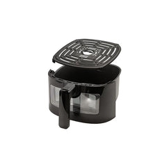 BLACK+DECKER Aerofry Digital Air Fryer, 1300W, 4.2 litres Capacity, Rapid Hot Air Circulation for Frying, Grilling, Baking and Broiling, Brushed Finish, Viewing Window - Black,