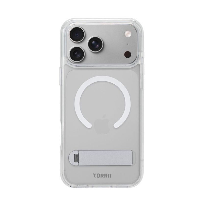 Torrii TORERO (Stand Case+MagSafe Compatible) Cover For iPhone 18 Pro Max (6.9”) - Clear-4895264801205