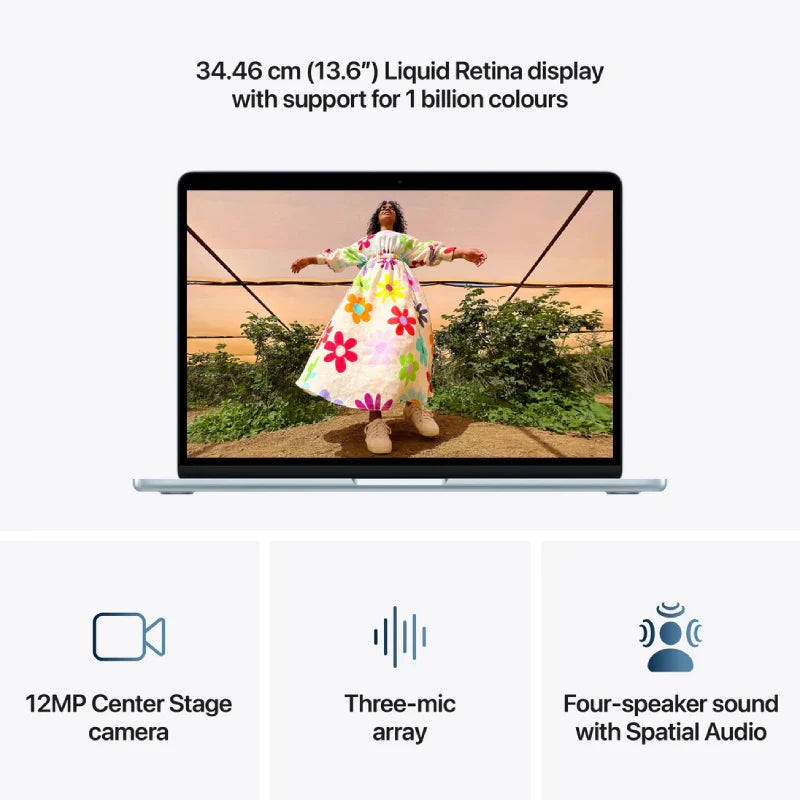 Apple MacBook Air 13.6" M5 10_core CPU/10_core GPU/ 24GB RAM/1TB SSD /Skyblue - 1YW