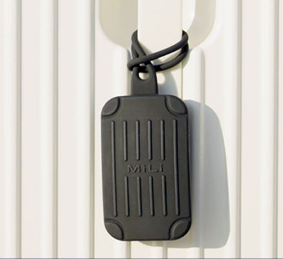 MiLi MiTag Plus Bluetoth Item Finder With Luggage Tag  Works with apple Find My - Black