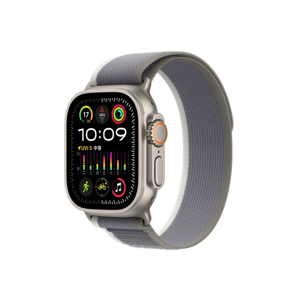WIWU Nylon Loop Watch Band42/44/45/49mmWi-WB008 Grey+Green