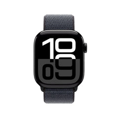 APPLE WATCH SERIES 10 GPS 42MM JET BLACK ALUMINIUM CASE WITH INK SPORT LOOP