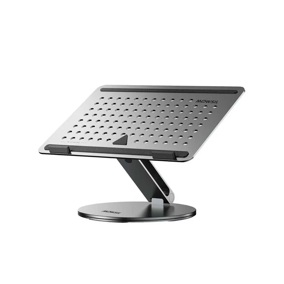 Mowsil Adjustable Laptop Stand for Desk & Tablet,Gray