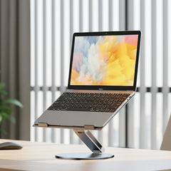 Mowsil Adjustable Laptop Stand for Desk & Tablet,Gray