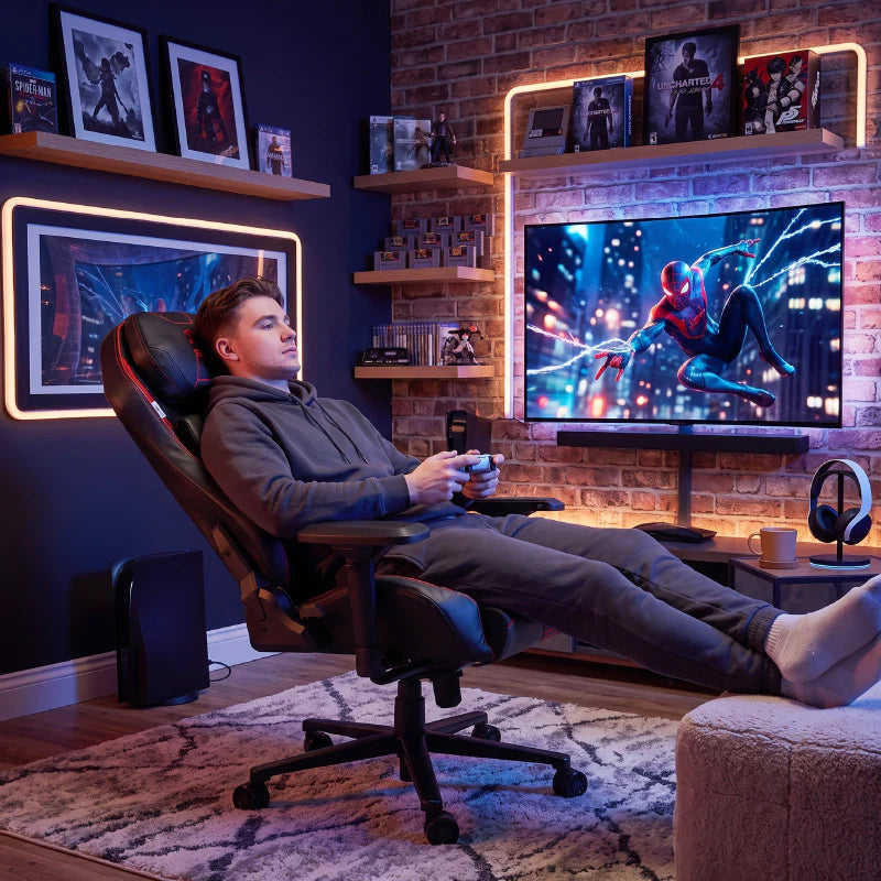 Black Bull Super Pro Gaming Chair - Red