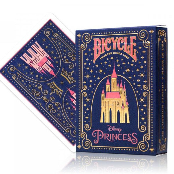 disney princess playing cards blue