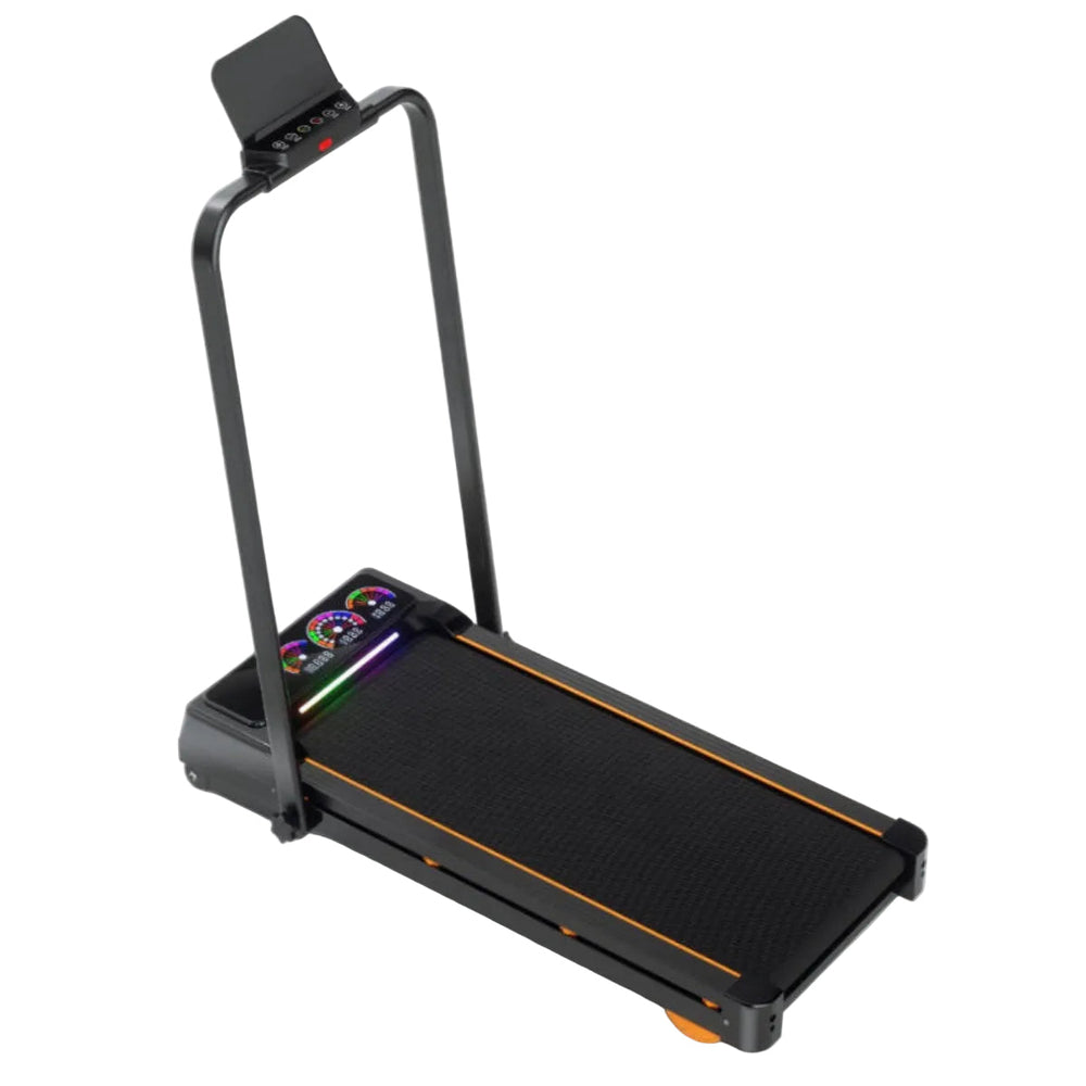 Black Bull 12% Auto Incline Walking Pad Treadmill with Handrail and Bluetooth