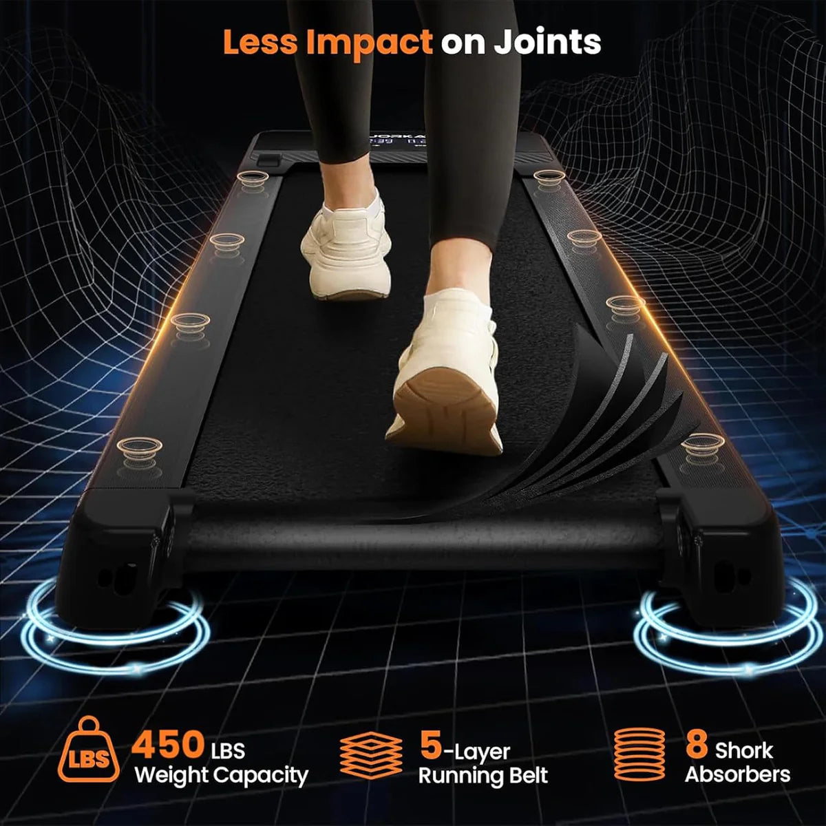 Pre-order:Black Bull Walking Pad Treadmill with 12% Auto Incline - UMWP105