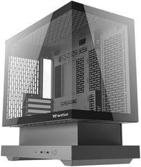 DarkFlash FLOATRON F1 Micro ATX Gaming Case - Black (FANS Not Included)