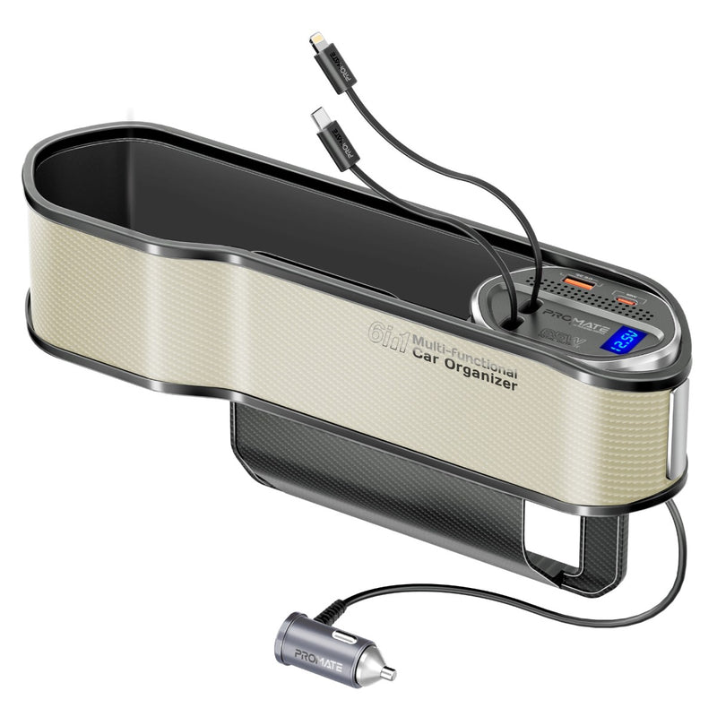 منظم سيارة متعدد الوظائف ومحطة شحن بقدرة 65 واط - بيج