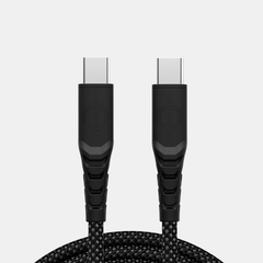 Itskins Hybrid Braided Cable 100W USB-C to USB-C 1.5M-Black & Magnetic-4894465149864