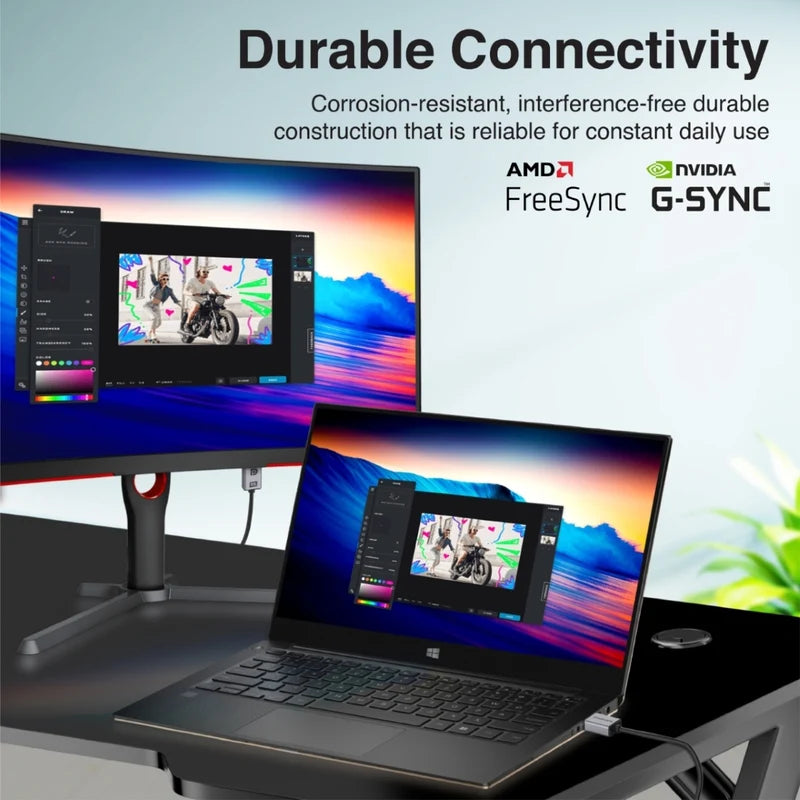 Promate 16K@60Hz High Definition Display Port 2.0 Cable, Black