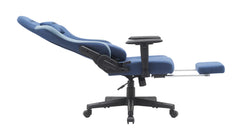 Gamax Gaming Chair model BS-7970 with Foot Rest - Dark Blue ( Installation not included )
