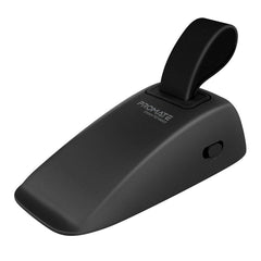 PROMATE High-Sensitivity Portable Door Stopper Alarm with Instant Trigger & Dual Sensitivity mode,Black
