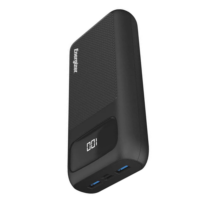 Energizer Ultimate Power Bank 20000mAh, 22.5W, Triple Output, with 20W USB-C Power Delivery Output, Black