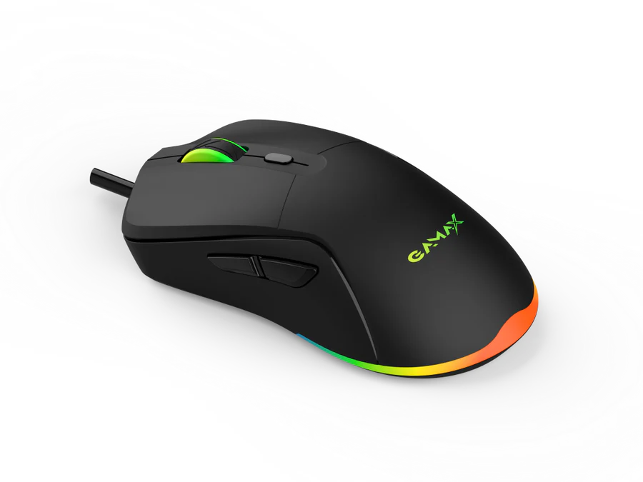 Gamax GM-645 4-in-1 Wired PC Accessory Set (Ar Keyboard, Mouse, Mousepad, Headset) - Black