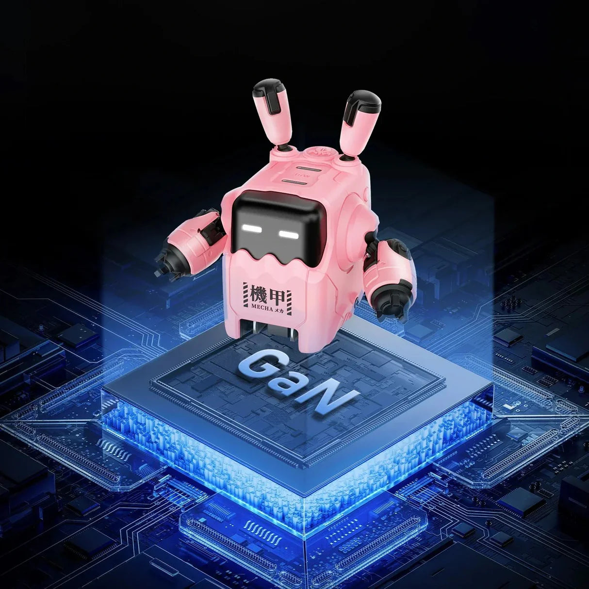 GravaStar Delta 35 35W GaN Fast Charger EU&UK Plug - Pink