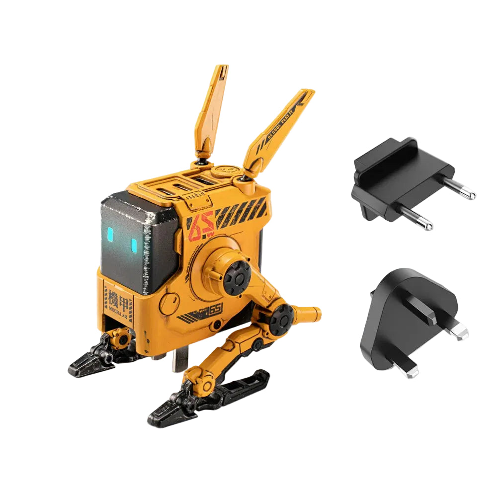 GravaStar Alpha65 65W GaN Fast Charger EU&UK Plug - War Damage Yellow