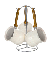 طقم أواني طهي من الحديد الزهر من OSFE، 7 قطع - رمادي