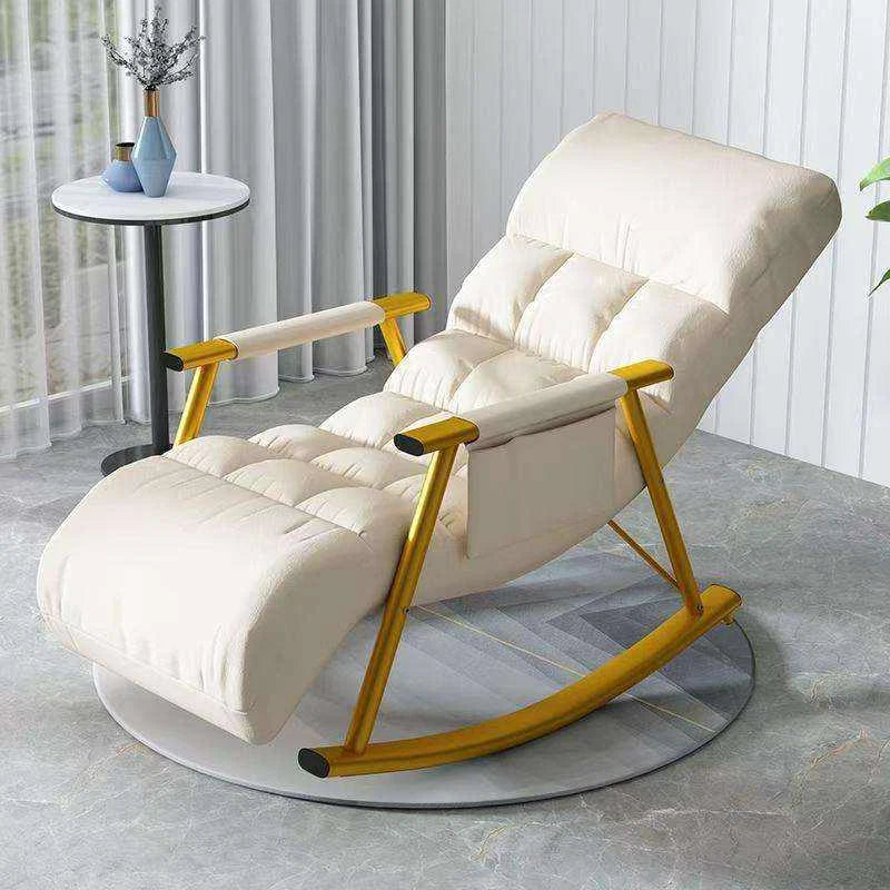 Black Bull Bean Bag Chair High-Quality Modern Fabric Recliner Chaise Lounge