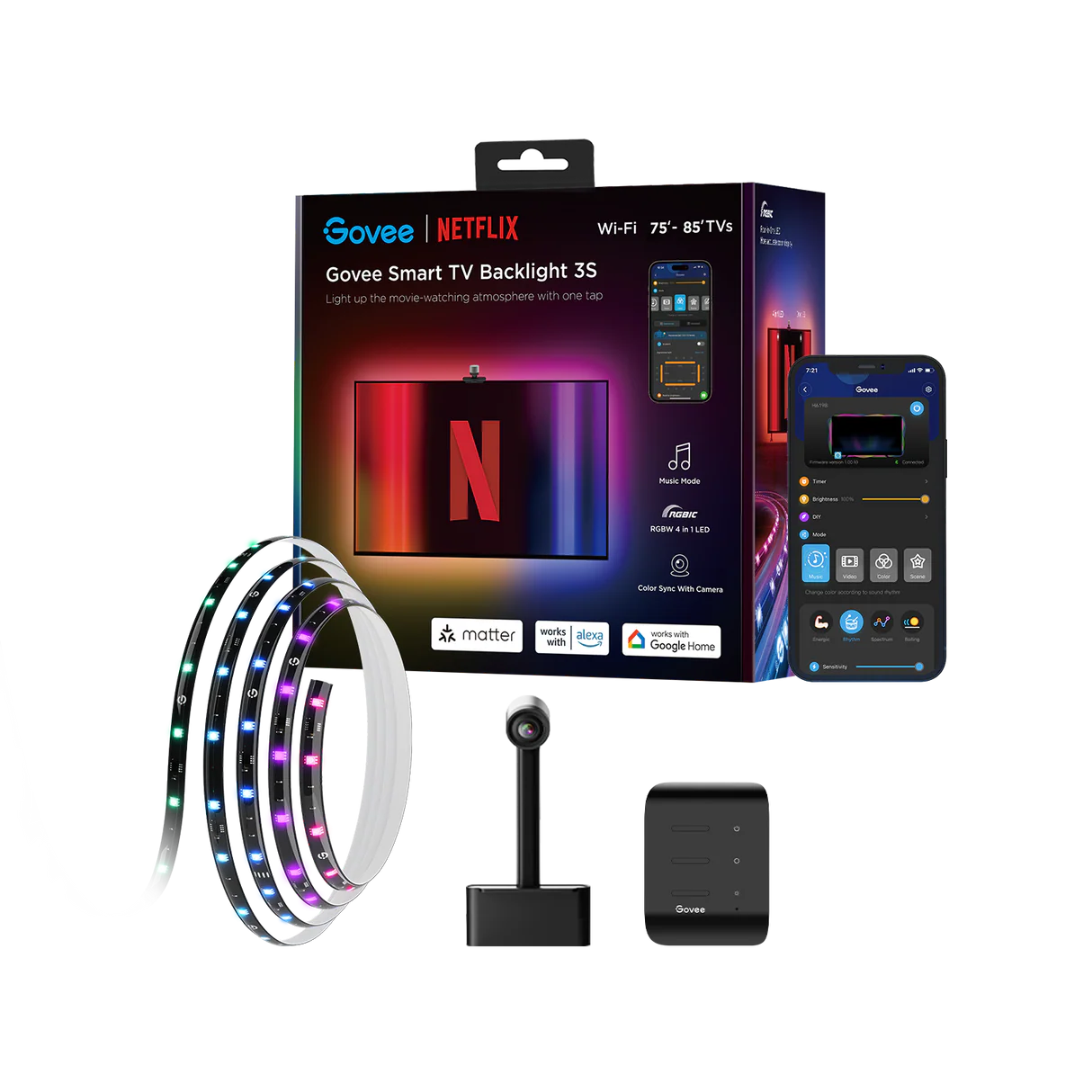 Govee TV Backlight 3S (75~85 inch) NETFLIX CO-BRANDING (H6098SD2)