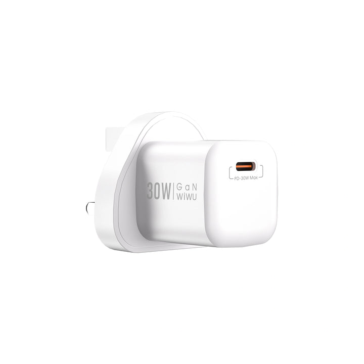 WIWU Wi-U006 30W PD fast Charger/ UK Plug White