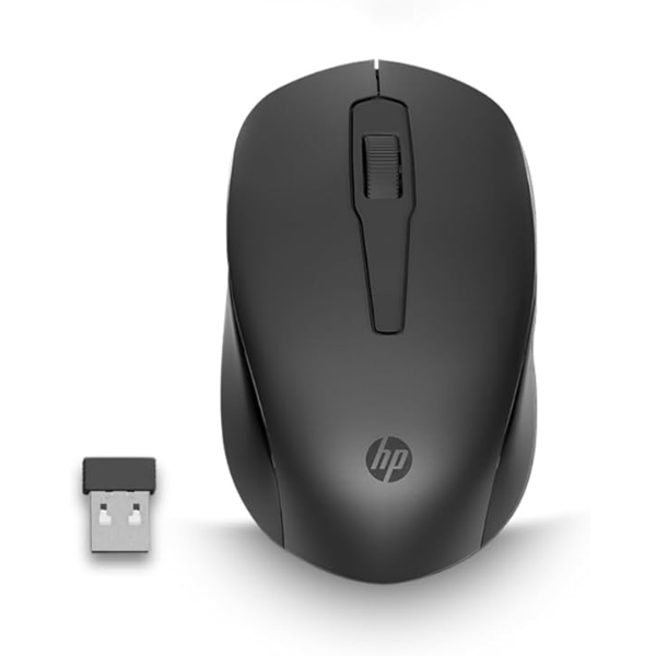 HP 150 Wireless Mouse - Up to 1600 dpi / Black Color