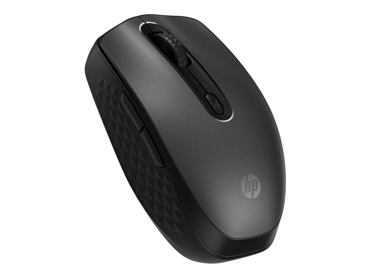 ماوس لاسلكي قابل لإعادة الشحن HP 690 - دقة تصل إلى 4000 نقطة في البوصة / 7 أزرار (6 منها قابلة للبرمجة) / اللون أسود