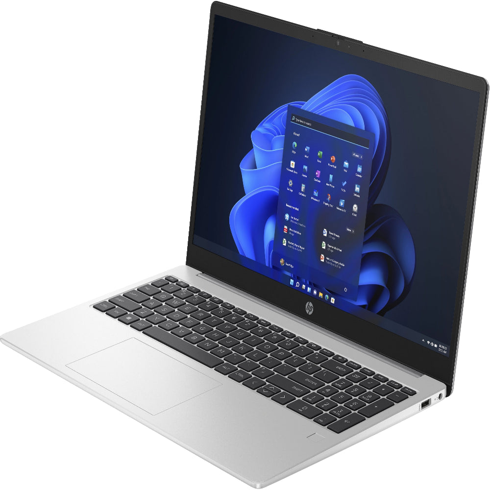 HP 250 G10 Laptop - 15.6-inch FHD Screen / i7-1355U Processor / 8GB RAM / 512GB NVMe M.2 SSD / Windows 11 Pro / 1-Year Warranty / Silver