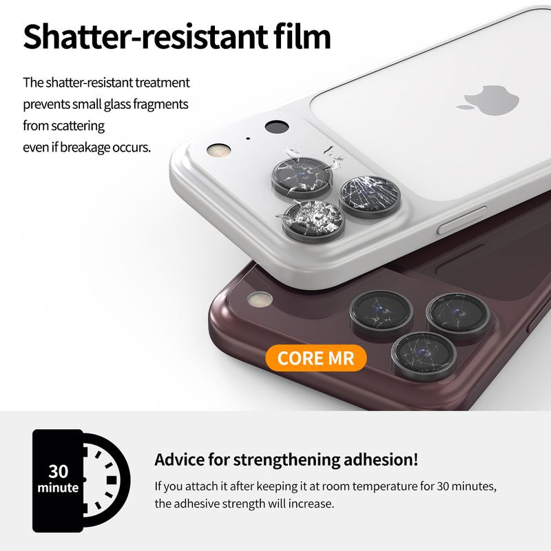 Araree Core Camera Matel Ring 1 Pcs Camera Lens Protector For iPhone 18 Pro Max/iPhone 18 Pro -Clear