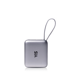 SIA Volt Link SIPB35WTC-GR POWER BANK 10K Mah 35W PD/PPS WITH BUILT IN TYPE-C CABLE GRAY