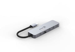 Xtrememac Type-C 5 In 1 Hub Max Pro For Macbook Pro 14' & 16' - Ethernet, Usb-C Pd 100W, 3* Usb-C