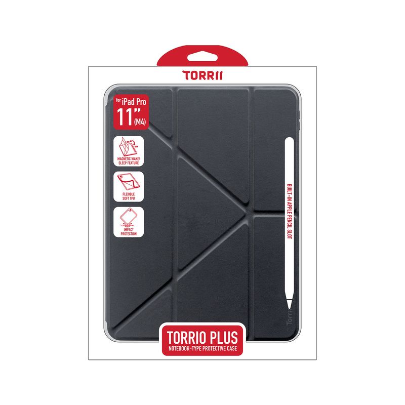 Torrii TORRIO PLUS for iPad Pro 11-in. (M4) – Black-4897078509193