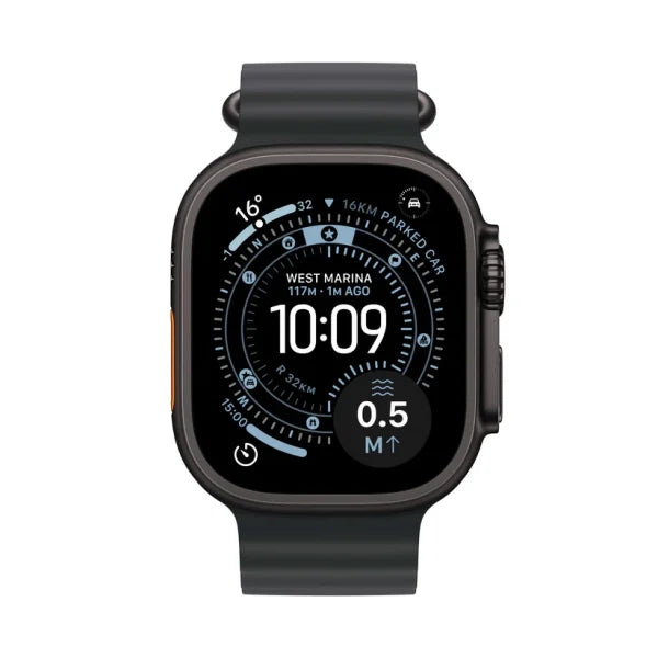 Apple Watch Ultra 3 Gps + Cellular 49Mm Black Titanium Case With Black Ocean Band
