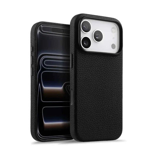 Melkco Premium Leather Regal Snap Cover with Magsafe for Apple iPhone 17 Pro/18 Pro(Black LC)-4894522124810