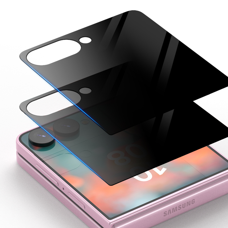 Araree Core Privacy 2Pcs Screen Protector For Z Flip 8-Black